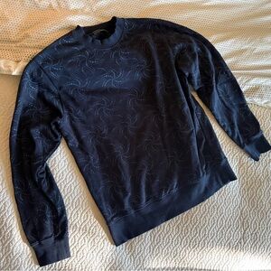 Men's Blue-Black Sweatshirt